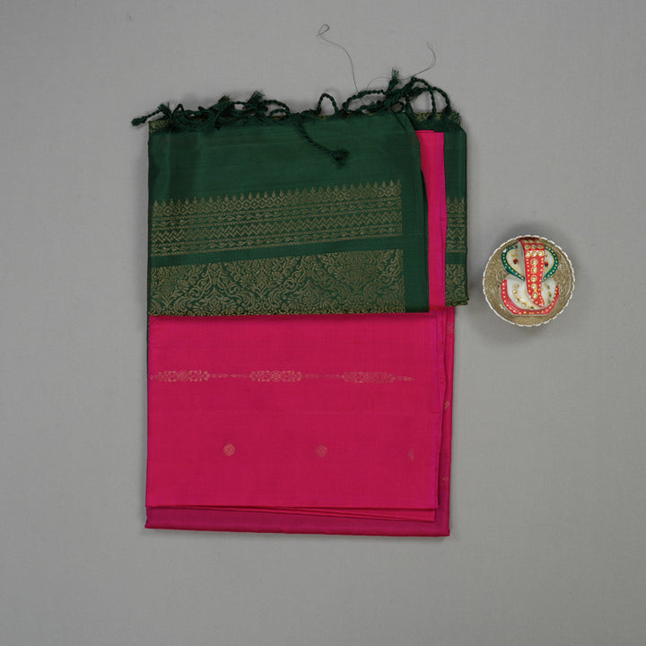 Hayagrivas Rani Pink Pure Soft Silk Saree KBE730G11-4