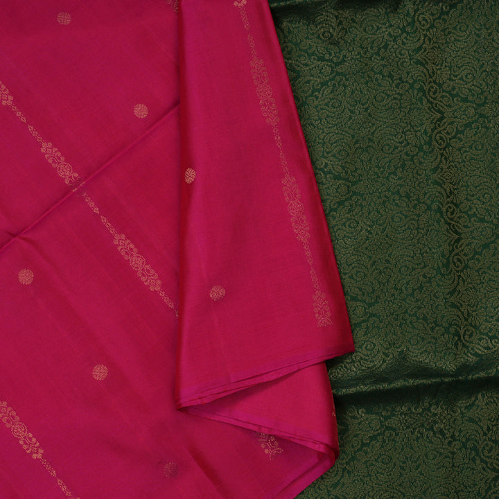Hayagrivas Rani Pink Pure Soft Silk Saree KBE730G11-4