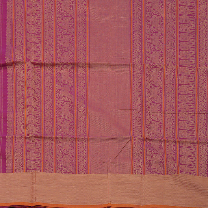 Hayagrivas Deep Pink Pure Cotton Saree  KBE734G10-4