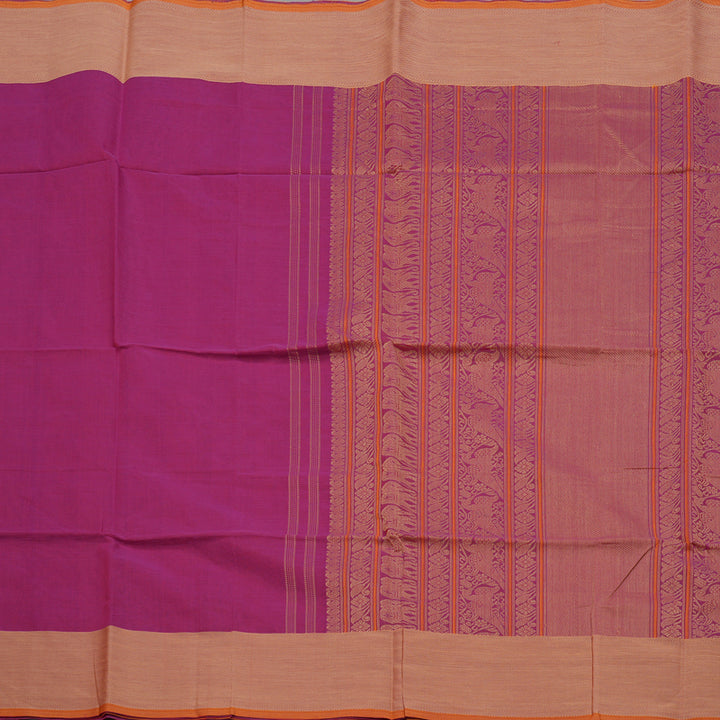 Hayagrivas Deep Pink Pure Cotton Saree  KBE734G10-4