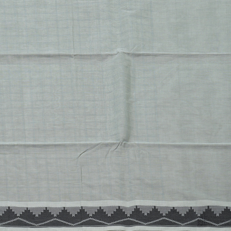 Hayagrivas Handloom Pure Cotton Saree in Classic Grey KBE735G7-6