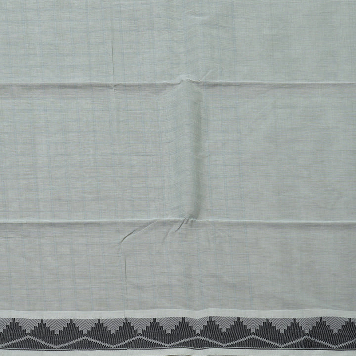Hayagrivas Handloom Pure Cotton Saree in Classic Grey KBE735G7-6