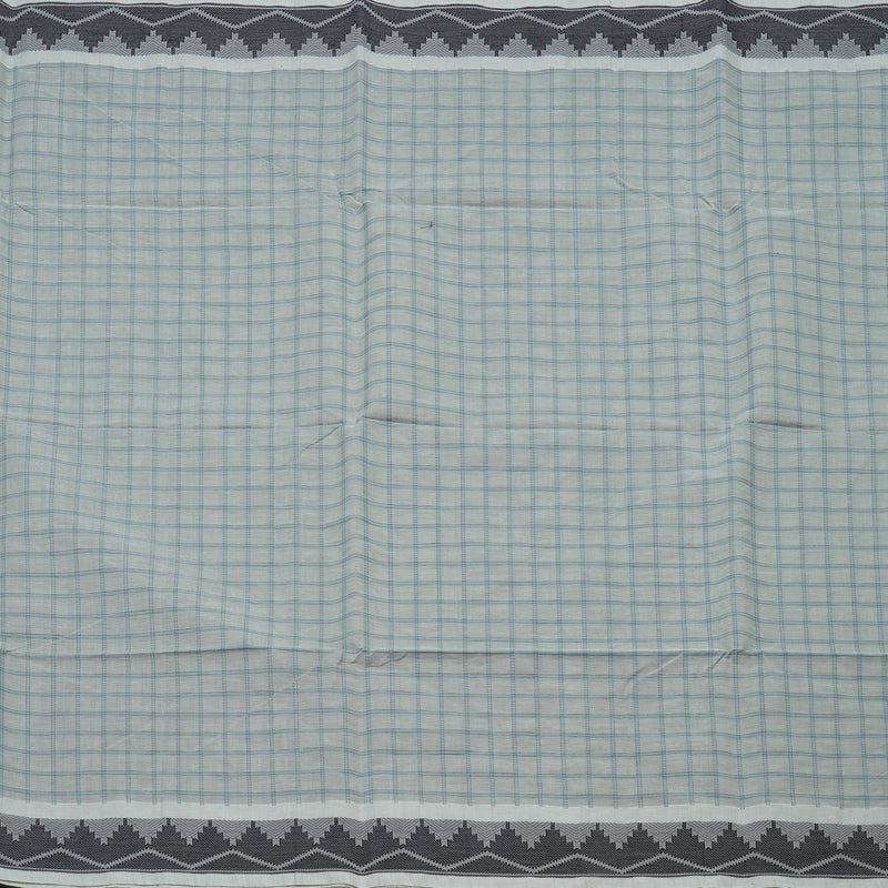 Hayagrivas Handloom Pure Cotton Saree in Classic Grey KBE735G7-6