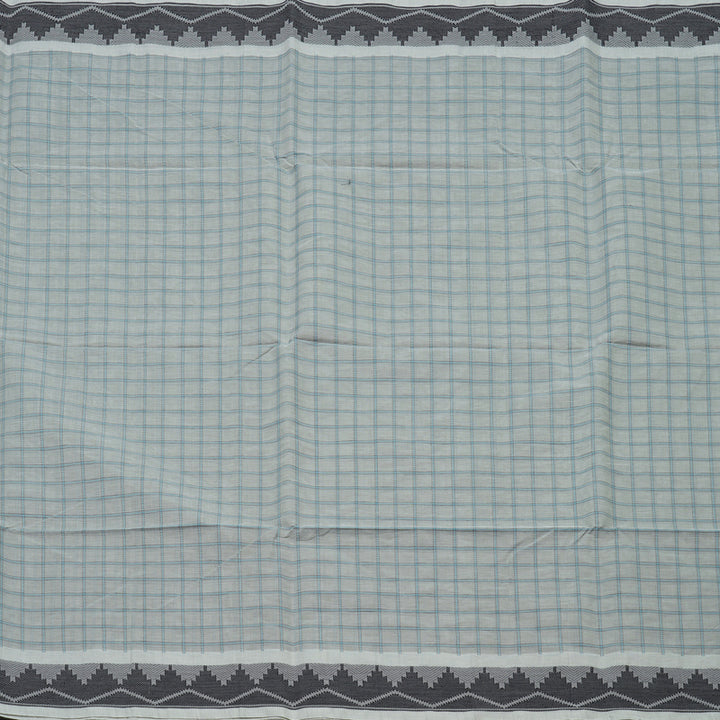 Hayagrivas Handloom Pure Cotton Saree in Classic Grey KBE735G7-6