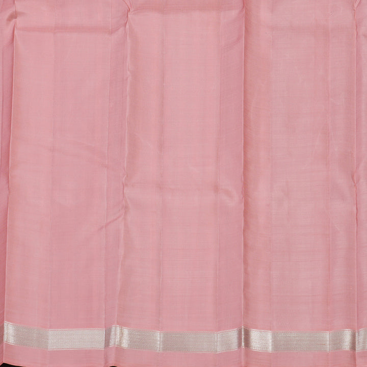 Hayagrivas Handloom Black Kanjivaram Silk Saree KBE736G27-1