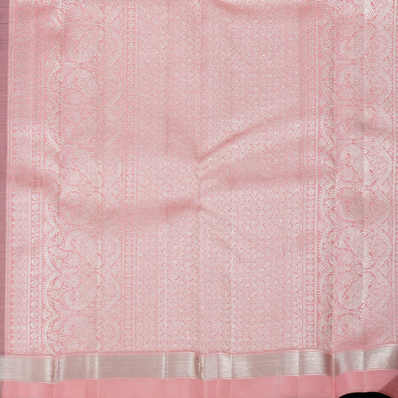 Hayagrivas Handloom Black Kanjivaram Silk Saree KBE736G27-1