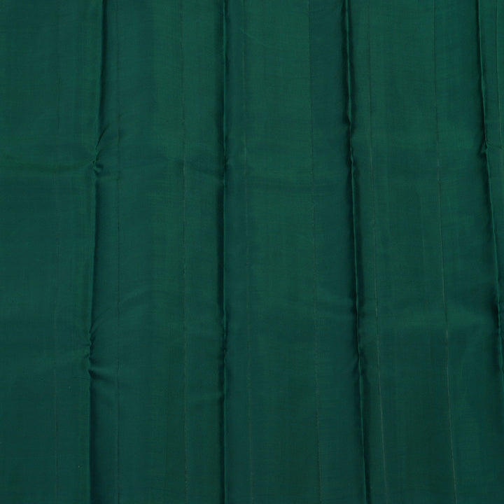 Hayagrivas Handloom Mehandi Green Kanjivaram Silk Saree KBE749G18-1