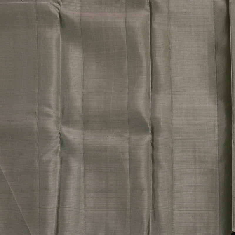 Hayagrivas Handloom Elephant Grey Kanjivaram Silk Saree KBE749G20-1