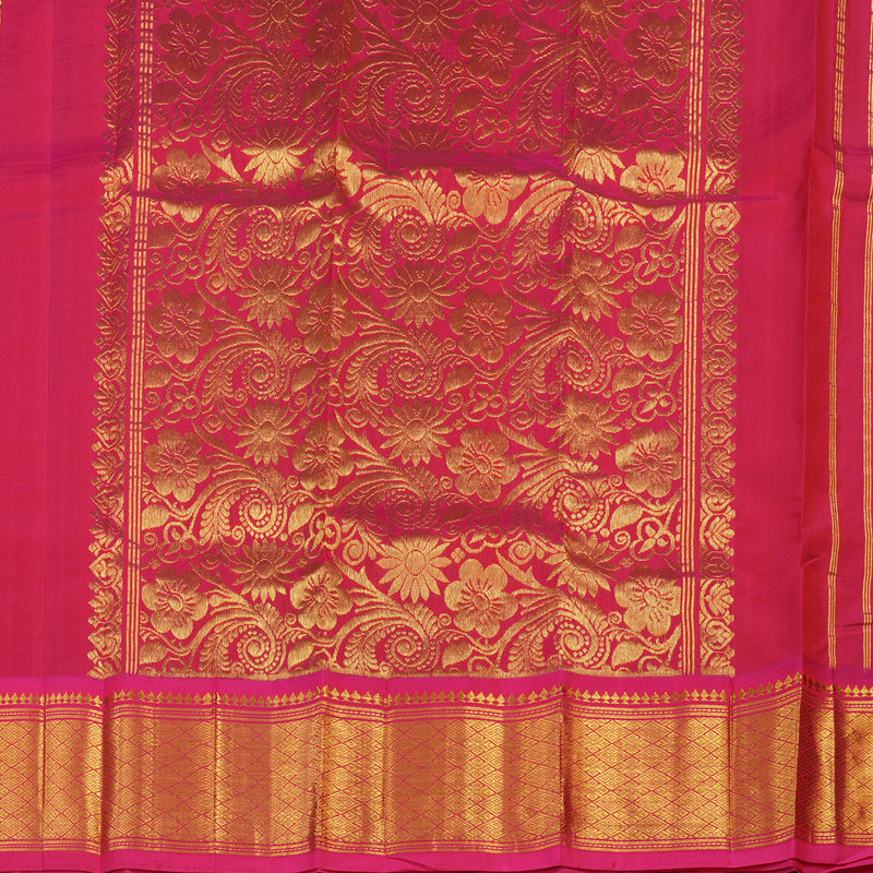 Hayagrivas One Side Border Silk saree in Manthalir shade KBE755G17-10