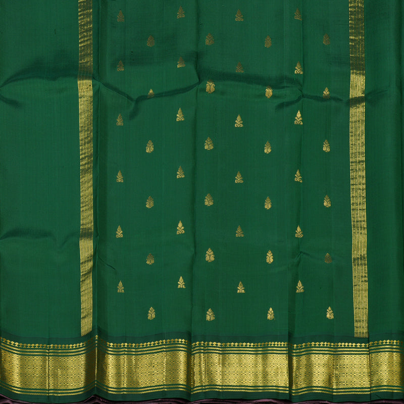 Hayagrivas Bright Pink Pure One Side Border Silk Saree with Mild Purple border KBE755G7-45