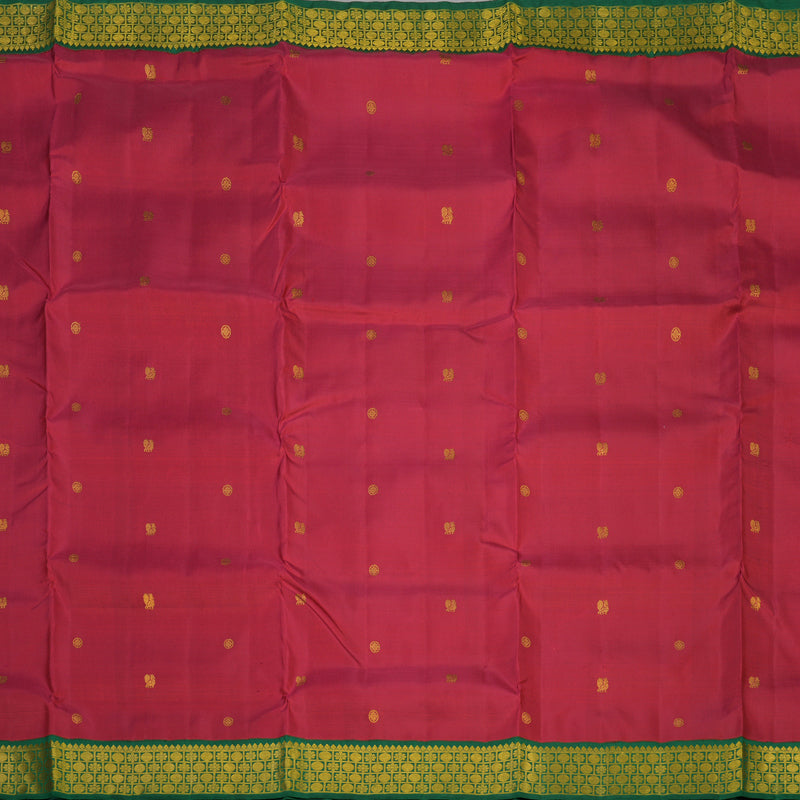 Hayagrivas Handloom Maroon Ten Yards Silk Madisar KBE763G2-1