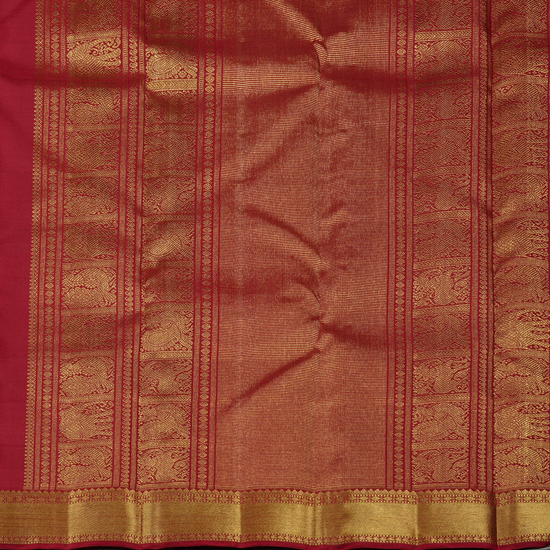 Hayagrivas Multi Colour Checks Handloom Kanjivaram Silk Saree KBE76D1-1