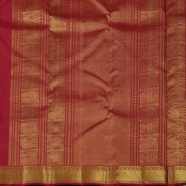 Hayagrivas Multi Colour Checks Handloom Kanjivaram Silk Saree KBE76D1-1