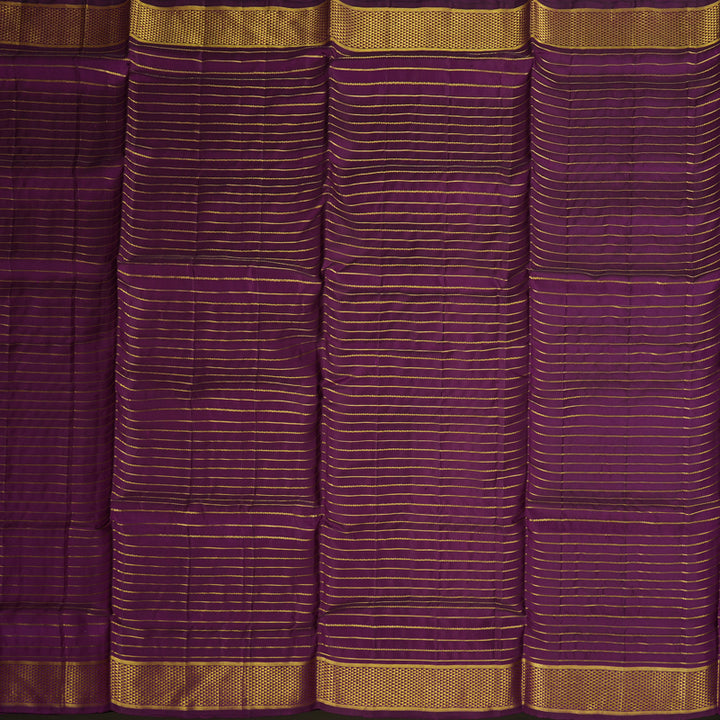 Hayagrivas Handloom Purple Ten Yards Silk Madisar KBE770H5-1