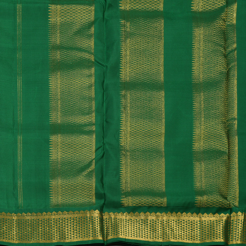 Hayagrivas Handloom Khaki Brown Ten Yards Silk Madisar KBE772H5-2