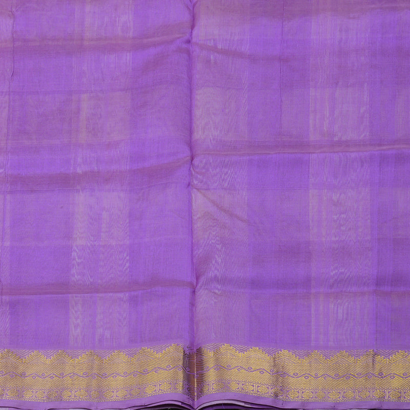 Hayagrivas Handloom Multicolour Checks Pure Silk Cotton Saree with Lavendar Border KBE782H5-22