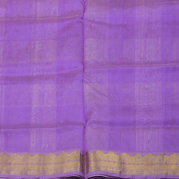 Hayagrivas Handloom Multicolour Checks Pure Silk Cotton Saree with Lavendar Border KBE782H5-22