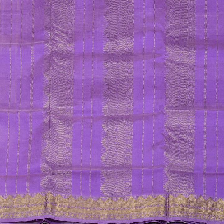 Hayagrivas Handloom Multicolour Checks Pure Silk Cotton Saree with Lavendar Border KBE782H5-22