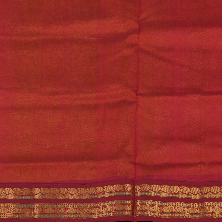 Hayagrivas Lemon Yellow Pure Silk Cotton Saree with Maroon border KBE783H1-34