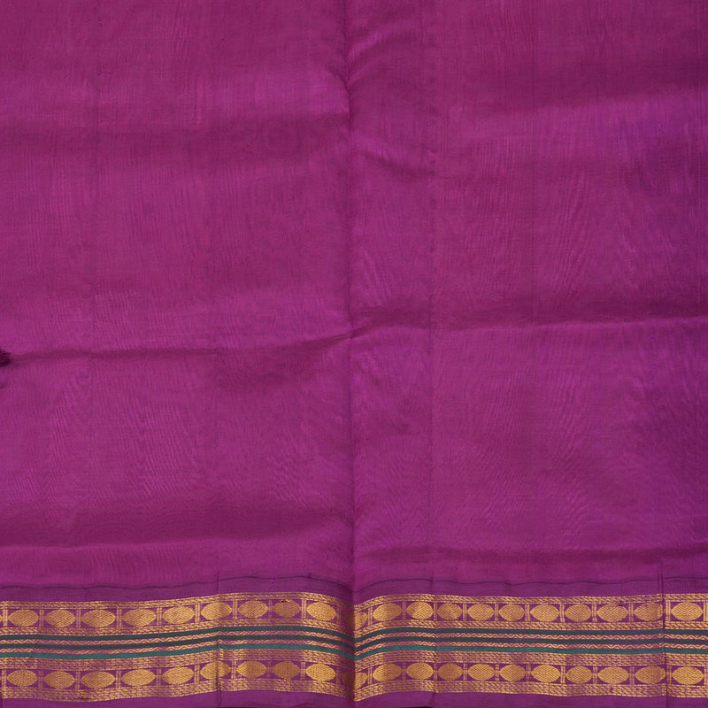 Hayagrivas Pure Silk Cotton Saree in Baby Pink with Purple border KBE783H2-18