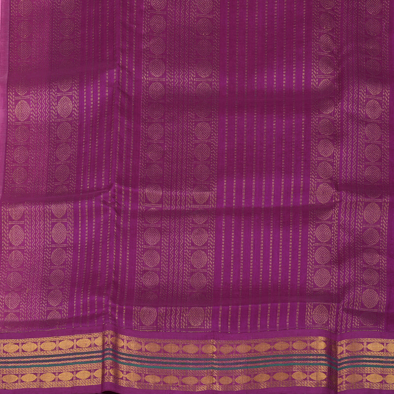 Hayagrivas Pure Silk Cotton Saree in Baby Pink with Purple border KBE783H2-18