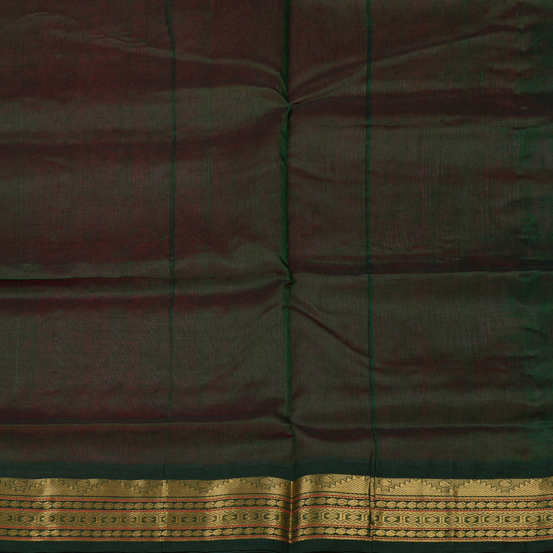 Hayagrivas Magenta Pink Pure Silk Cotton Saree with Karum Pachai Border KBE783H3-3