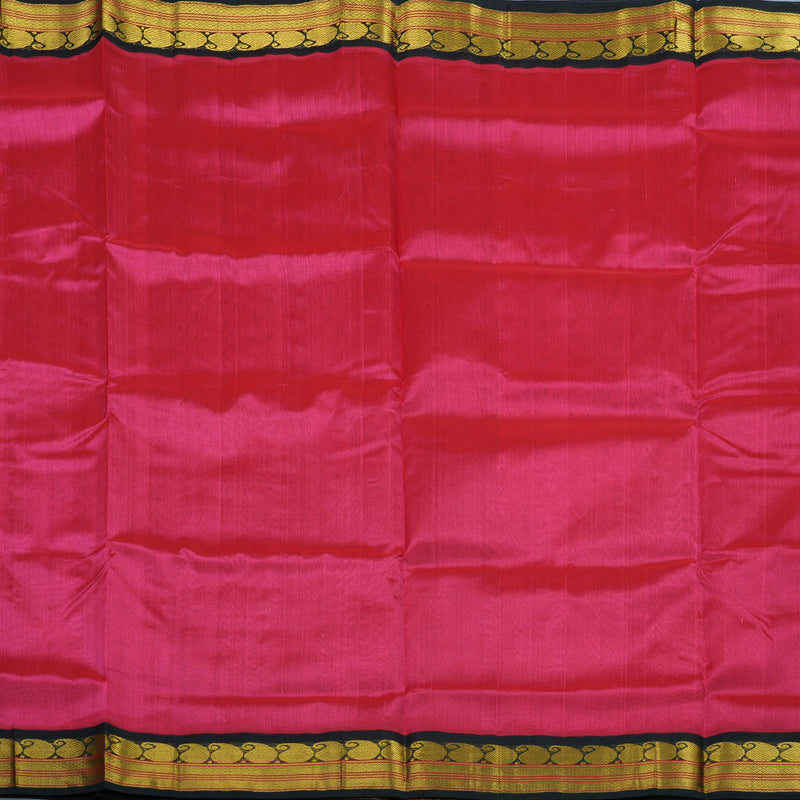 Hayagrivas Pink Pure Silk Cotton Saree KBE783H3-7