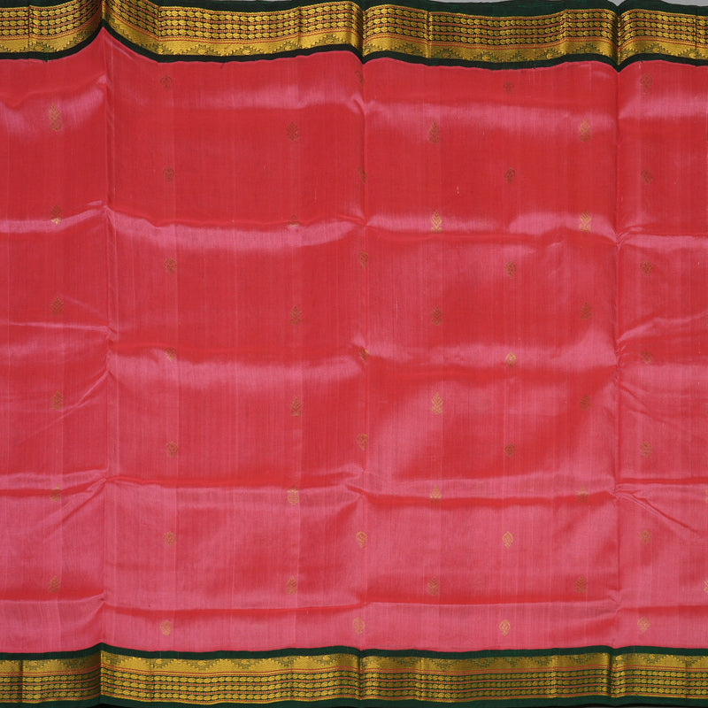 Hayagrivas Pink Pure Silk Cotton Saree KBE783H4-2