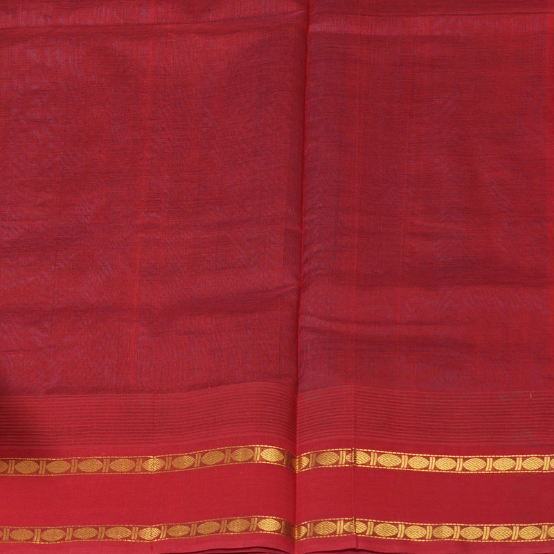 Hayagrivas Peacock Blue Pure Silk Cotton Saree KBE785H3-2