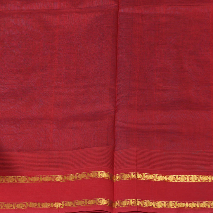 Hayagrivas Peacock Blue Pure Silk Cotton Saree KBE785H3-2