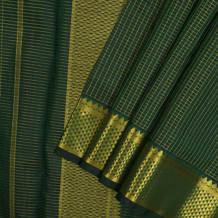 Hayagrivas Karum Pachai Pure Ten Yards Silk Madisar KBE789H6-2