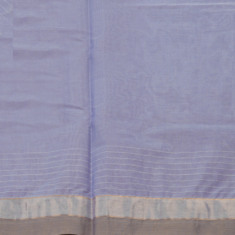 Hayagrivas Handloom Pure Cotton Saree in Sophisticated Lavender KBE78D12-31