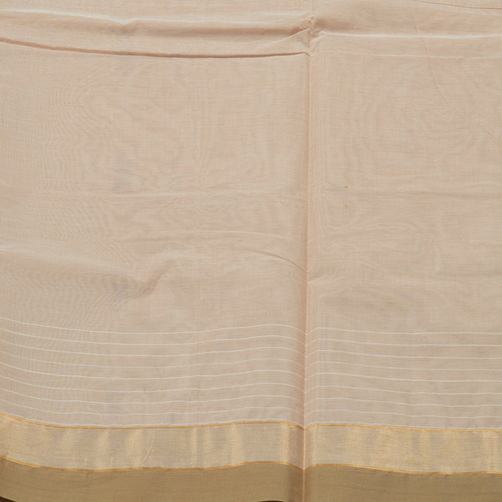 Hayagrivas Handloom Pure Cotton Saree in Classic Sandal KBE78D12-32