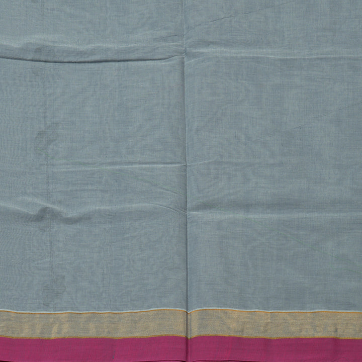 Hayagrivas Handloom Pure Cotton Saree in Light-hearted Grey KBE78D12-8