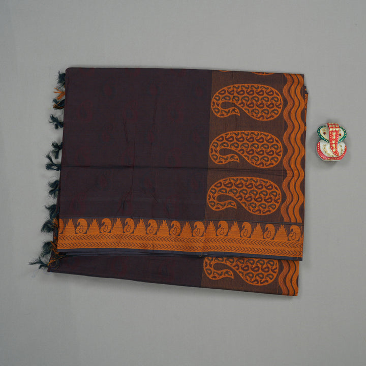 Hayagrivas Handloom Pure Cotton Saree in Stunning Purple KBE78D13-16