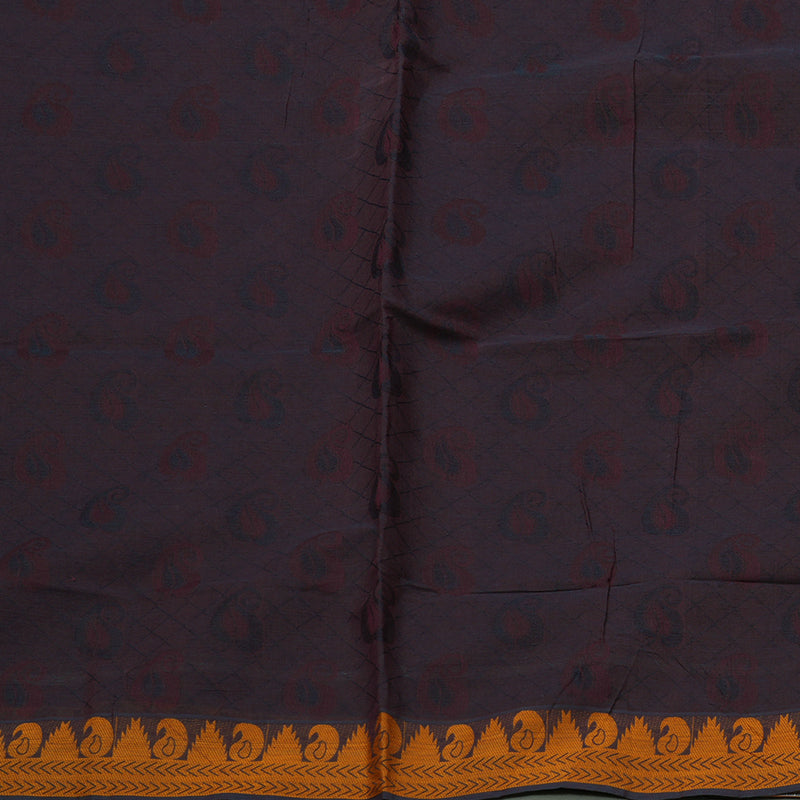 Hayagrivas Handloom Pure Cotton Saree in Stunning Purple KBE78D13-16