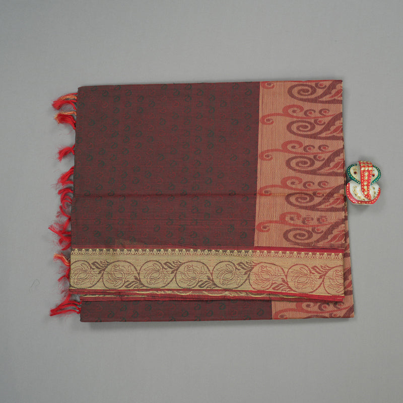 Hayagrivas Handloom Pure Cotton Saree in Soft Mandhalir KBE78D13-29