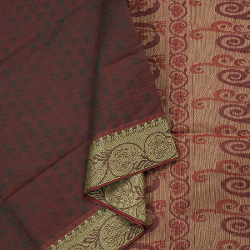 Hayagrivas Handloom Pure Cotton Saree in Soft Mandhalir KBE78D13-29
