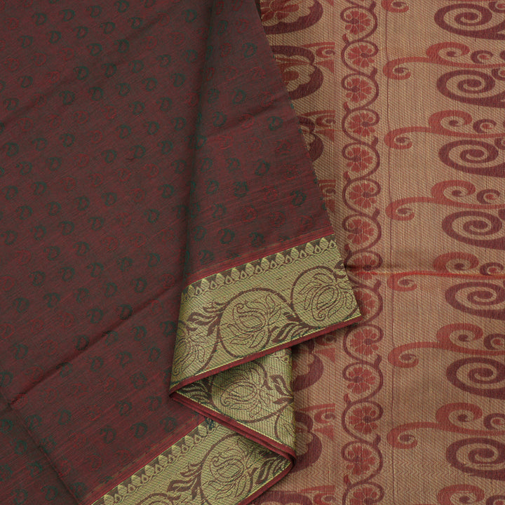 Hayagrivas Handloom Pure Cotton Saree in Soft Mandhalir KBE78D13-29