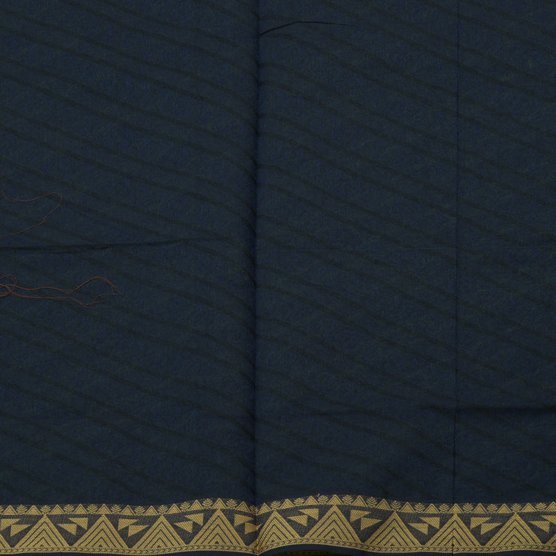 Hayagrivas Handloom Pure Cotton Saree in Gentle Dark Green KBE78D13-45