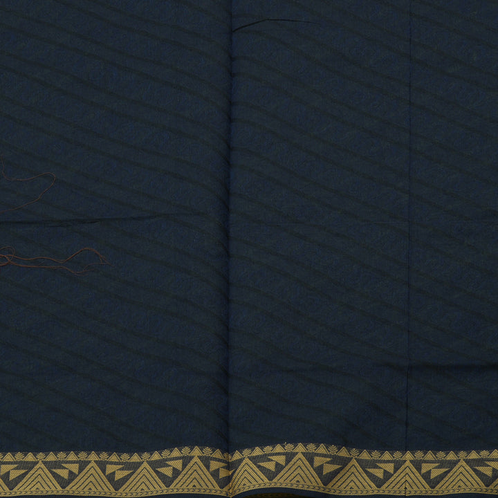 Hayagrivas Handloom Pure Cotton Saree in Gentle Dark Green KBE78D13-45