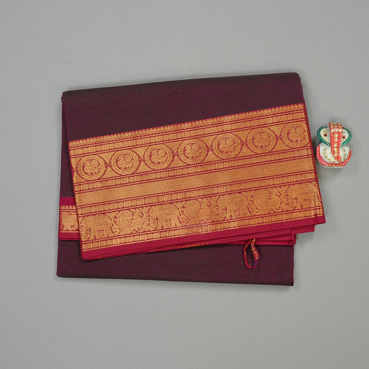 Hayagrivas Handloom Pure Cotton Saree in Versatile Mandhalir KBE78D4-10