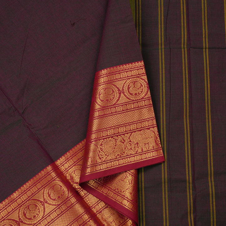 Hayagrivas Handloom Pure Cotton Saree in Versatile Mandhalir KBE78D4-10