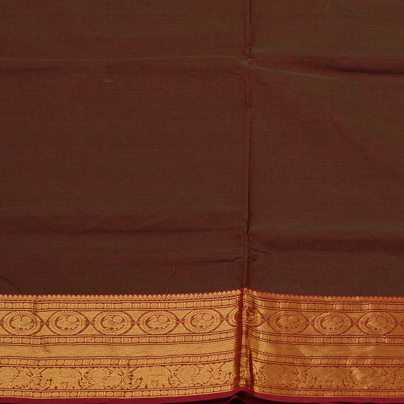 Hayagrivas Handloom Cotton Saree in Stunning Mandhalir KBE78D4-14