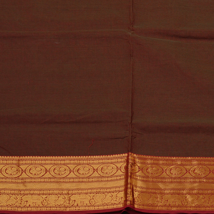 Hayagrivas Handloom Cotton Saree in Stunning Mandhalir KBE78D4-14