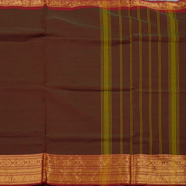 Hayagrivas Handloom Cotton Saree in Stunning Mandhalir KBE78D4-14