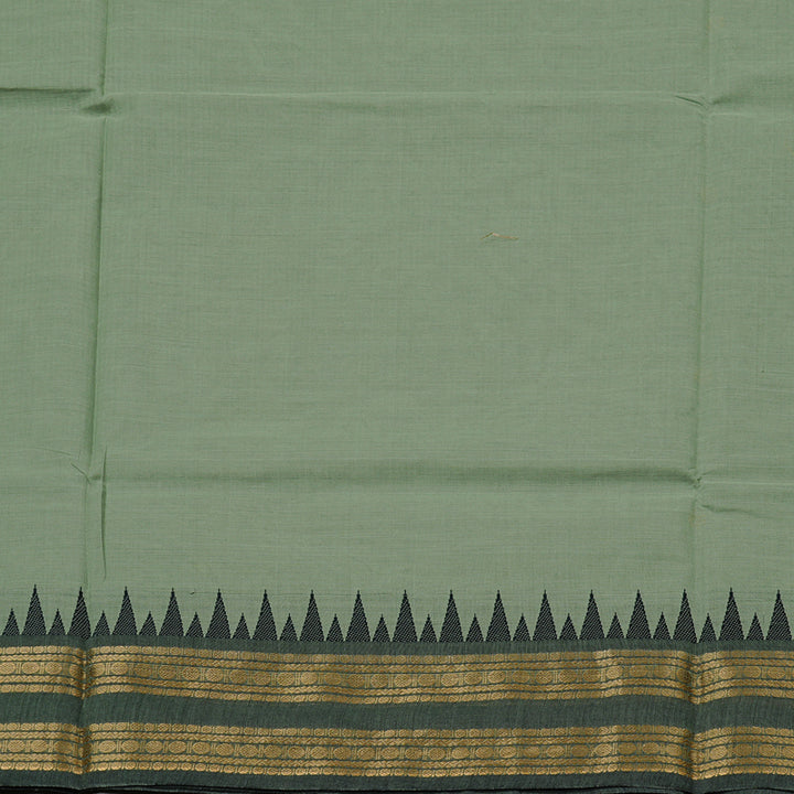 Hayagrivas Handloom Pure Cotton Saree in Stylish Pastel Green KBE78D5-18