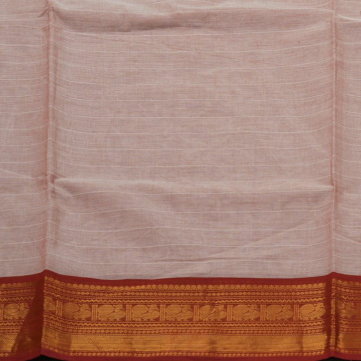Hayagrivas Handloom Pure Cotton Saree in Elegant Onion Pink KBE78D6-6