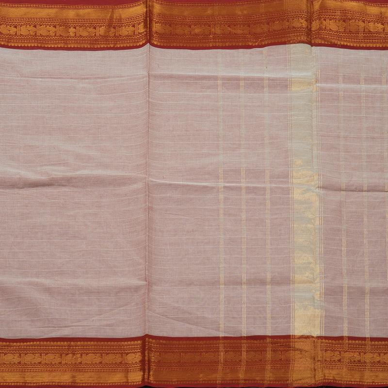 Hayagrivas Handloom Pure Cotton Saree in Elegant Onion Pink KBE78D6-6
