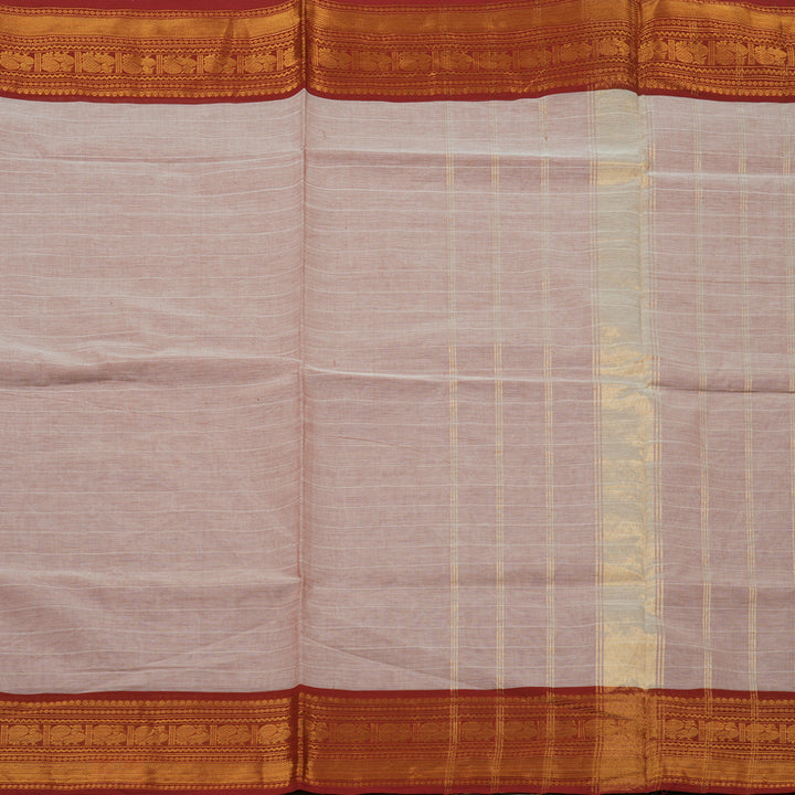 Hayagrivas Handloom Pure Cotton Saree in Elegant Onion Pink KBE78D6-6